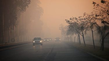 San Juan amaneció sumergida en la niebla: ojo en la Ruta 20
