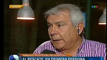 Gallardo contó en Telefe su experiencia en el rescate de Gómez