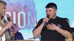 Fue a Pasión de Sábado como espectador y terminó cumpliendo su sueño arriba del escenario: la emotiva sorpresa a un sanjuanino