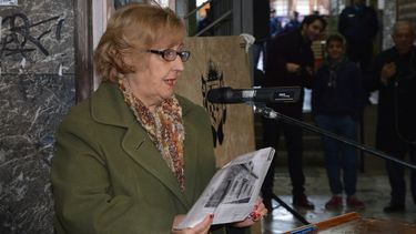 Homenajearon a Laprida con una placa donde estaba su solar