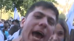 No te hagas el piola porque te arrebato: el tenso momento que vivió un movilero en Plaza 25