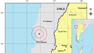 Tembló fuerte en la madrugada en Chile y se sintió en la provincia