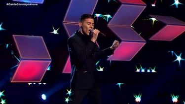 Un sanjuanino cantó a dúo con Cristian Castro y la rompió: quién es