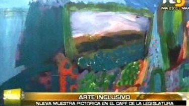 Arte inclusivo en el café de la Legislatura