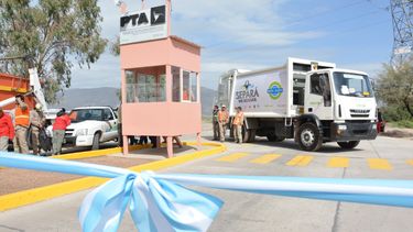 Inauguraron el pavimento en el acceso al Parque de Tecnologías ambientales