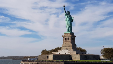 La estatua de la Libertad, uno de los grandes símbolos de Estados Unidos.