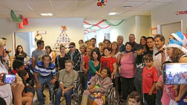 Una fiesta: el día que San Brochero llegó al Hospital Rawson