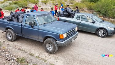 Jóvenes ulluneros se sumaron al #BasuraChallenger