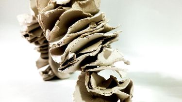 Sanjuanina descubrió cómo reciclar y crear obras de cerámica en altísima calidad