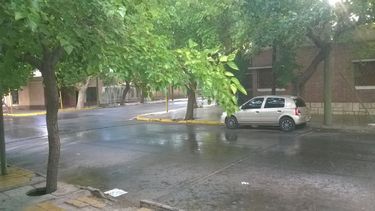 Tarde con sol y también una intensa pero corta lluvia