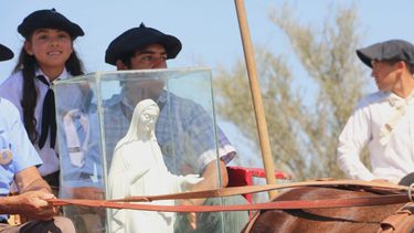 Las mejores postales que dejó la primera cabalgata al Santuario Virgen de la Paz