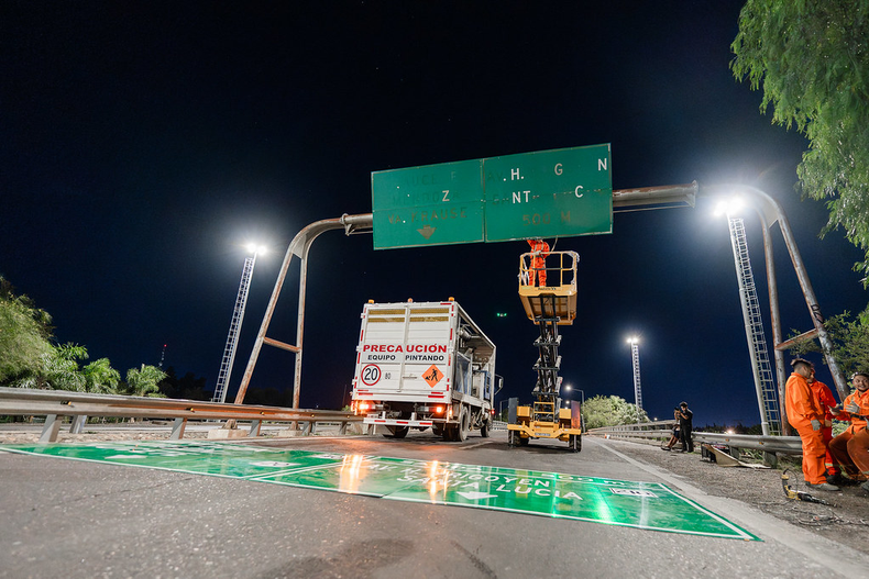 En 2024 se renovaron los carteles de la Circunvalaci&oacute;n de San Juan.&nbsp; &nbsp;