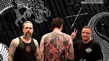 Convención Tattoo San Juan: Proyecto Dragón con el tatuador de Tinelli