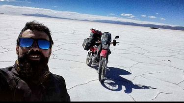 De Ushuaia a Alaska en moto, la gran aventura del chimbero José Moll