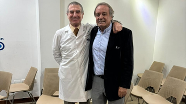 Andrés Kerman y Carlos Buteler, los grandes homenajeados en el Sanatorio Argentino. Fotos: Eliana Giménez