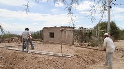 Ya están construyendo los terraplenes para instalar los módulos de emergencia