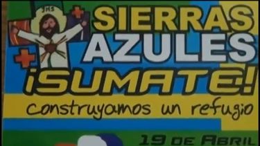 Sierras azules: Piden a peregrinos llevar un ladrillo para el refugio