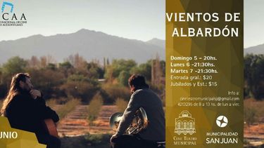 Vientos de Albardón: estreno en el Cine Teatro Municipal