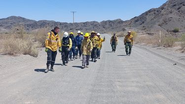 Bomberos sanjuaninos fueron capacitados para incendios forestales