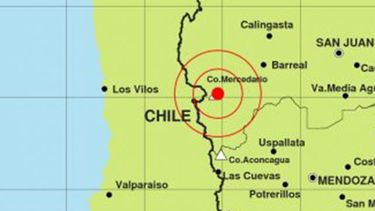 Tembló en San Juan y también se sintió en Mendoza