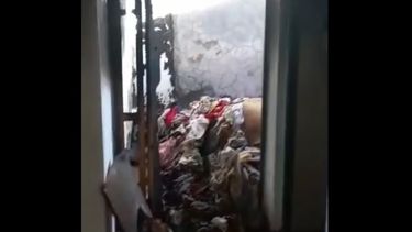 Impactante video: una familia de Chimbas se quedó sin nada por un incendio y piden ayuda