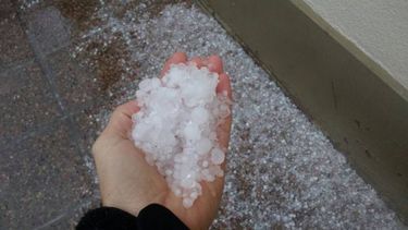 Granizó en Mendoza mientras llega el frío a San Juan