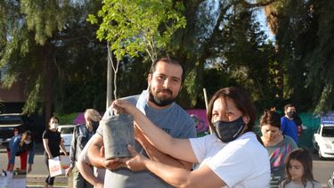 En Rivadavia ya recolectaron más de 5 toneladas de residuos reciclables y entregaron 500 árboles