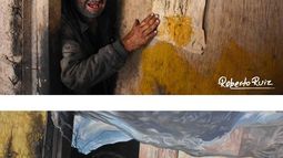 El increíble mural del Indio, un querido personaje jachallero