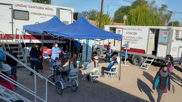 Las unidades sanitarias móviles siguen brindando asistencia en los departamentos