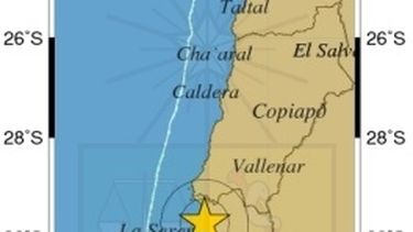 Tembló en La Serena, Chile, y se sintió en toda la provincia