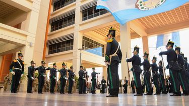 Increíbles postales del cambio de guardia de la Bandera Ciudadana