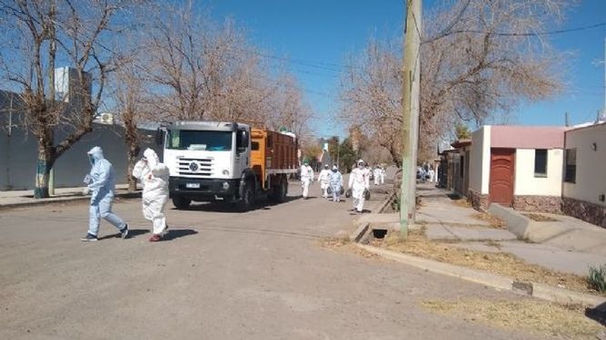 Caucete otorgará un plus a los municipales que trabajan en cuarentena