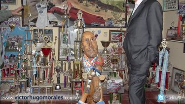 Un devoto que cumple: Víctor Hugo Morales vuelve a la Difunta Correa