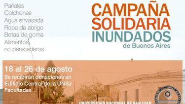 Concierto en adhesión a la campaña solidaria por inundados de Buenos Aires