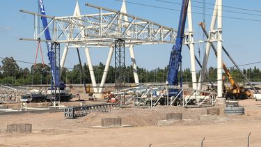 Una obra de otro mundo asoma en la Ruta 40