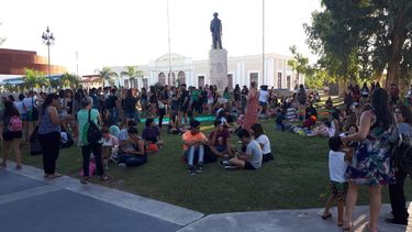 Sanjuaninas realizaron un pañuelazo por el aborto legal