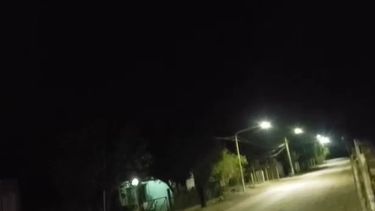 Imagen extraída del video que registra los supuestos OVNIS en San Juan.&nbsp;