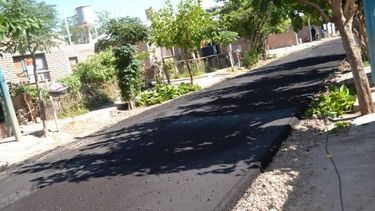 Sigue el ambicioso plan de pavimentación en Pocito