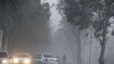 El Zonda se hace sentir fuerte en Barreal