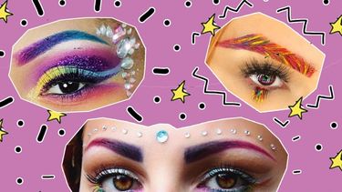 Rainbow Brows: cuando llevas los colores a tus cejas