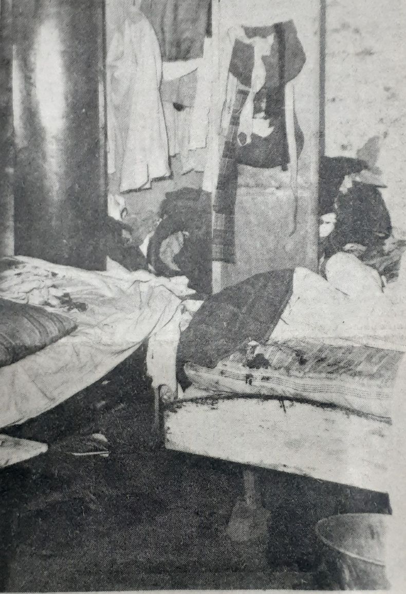 Las agresiones y la respuesta mortal de las mujeres tuvieron lugar en esta habitación. Foto de Diario de Cuyo.