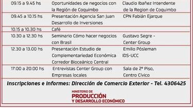 Jornada por la internacionalización de la producción local