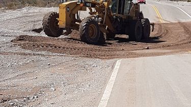 Huaco: así quedó la Ruta 40 después de la tormenta y creciente