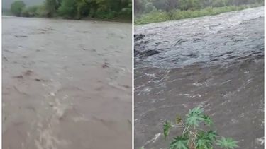 Valle Fértil: la fuerte lluvia afectó el servicio de agua potable