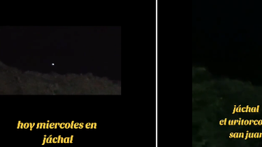 ¡Otra vez sopa! Aparecieron nuevos videos de luces extrañas en Jáchal ¡Otra vez sopa! Aparecieron nuevos videos de luces extrañas en Jáchal