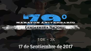 Con una maratón, Gendarmería festeja su 79º aniversario