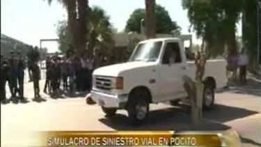 Pocito: un simulacro de accidente para concientizar