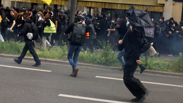 Incidentes en la marcha por el Día del Trabajador en Francia