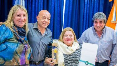 Claudia Pirán fue declarada Huésped de Honor en Ushuaia