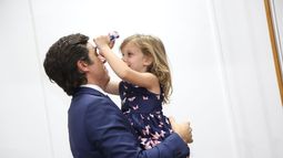 El tierno show de los hijos de Baistrocchi